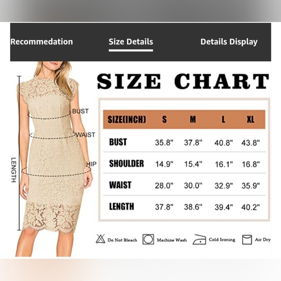 Crew Neck Floral Lace Midi Dress - Picture 16 of 16